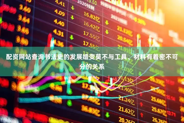 配资网站查询书法史的发展嬗变莫不与工具、材料有着密不可分的关系